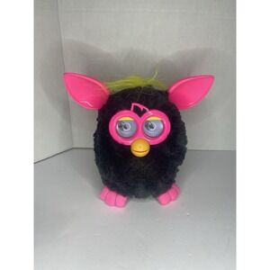 2012 Hasbro Furby Boom Interactive Talking Pet Punky Pink Black Yellow